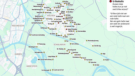 Haltes U-Flex Houten